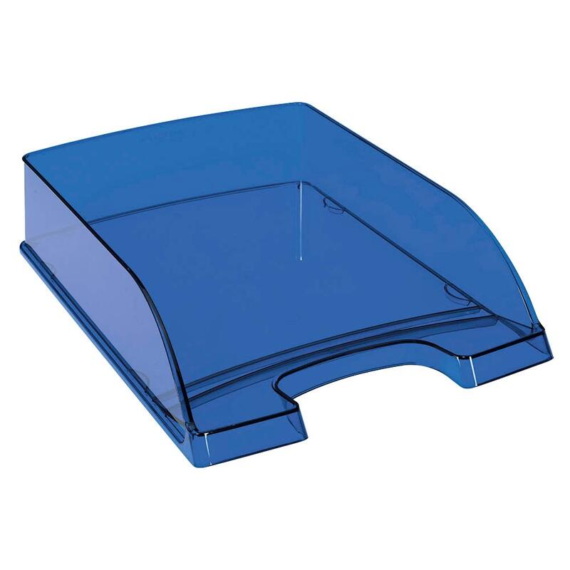 Range-briefs LEITZ DIN A4 bleu-transparent
