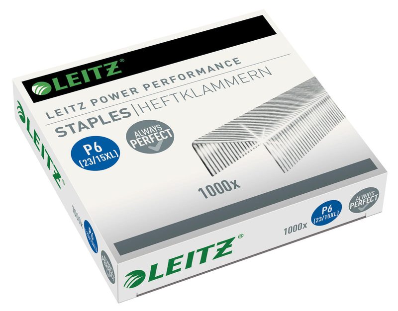 Agrafes LEITZ 16,2 mm 23/15 XL 1 boîte = 1 000 pièces