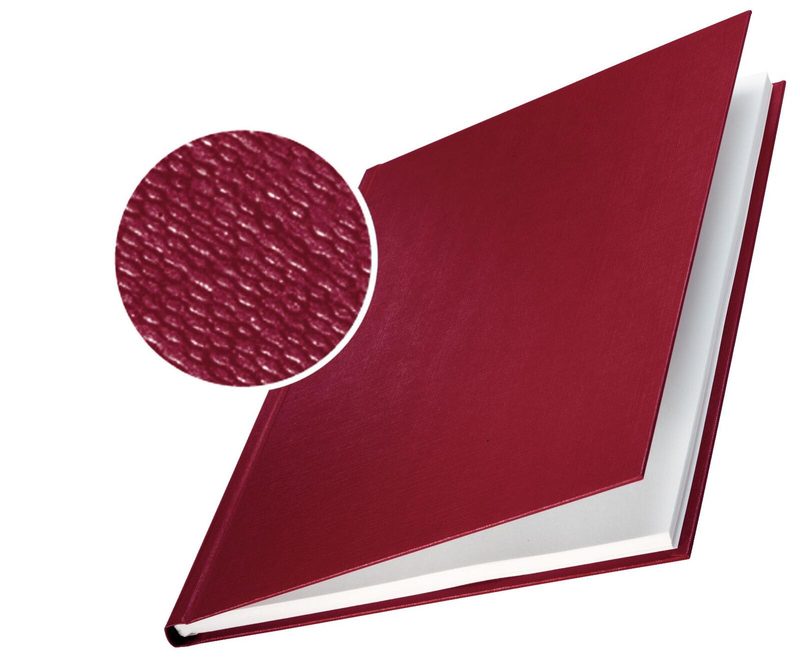 LEITZ Chemises à relier bordeaux pour 15-35 feuilles DIN A4 1 boîte = 10 unités — lot de 10 pièces