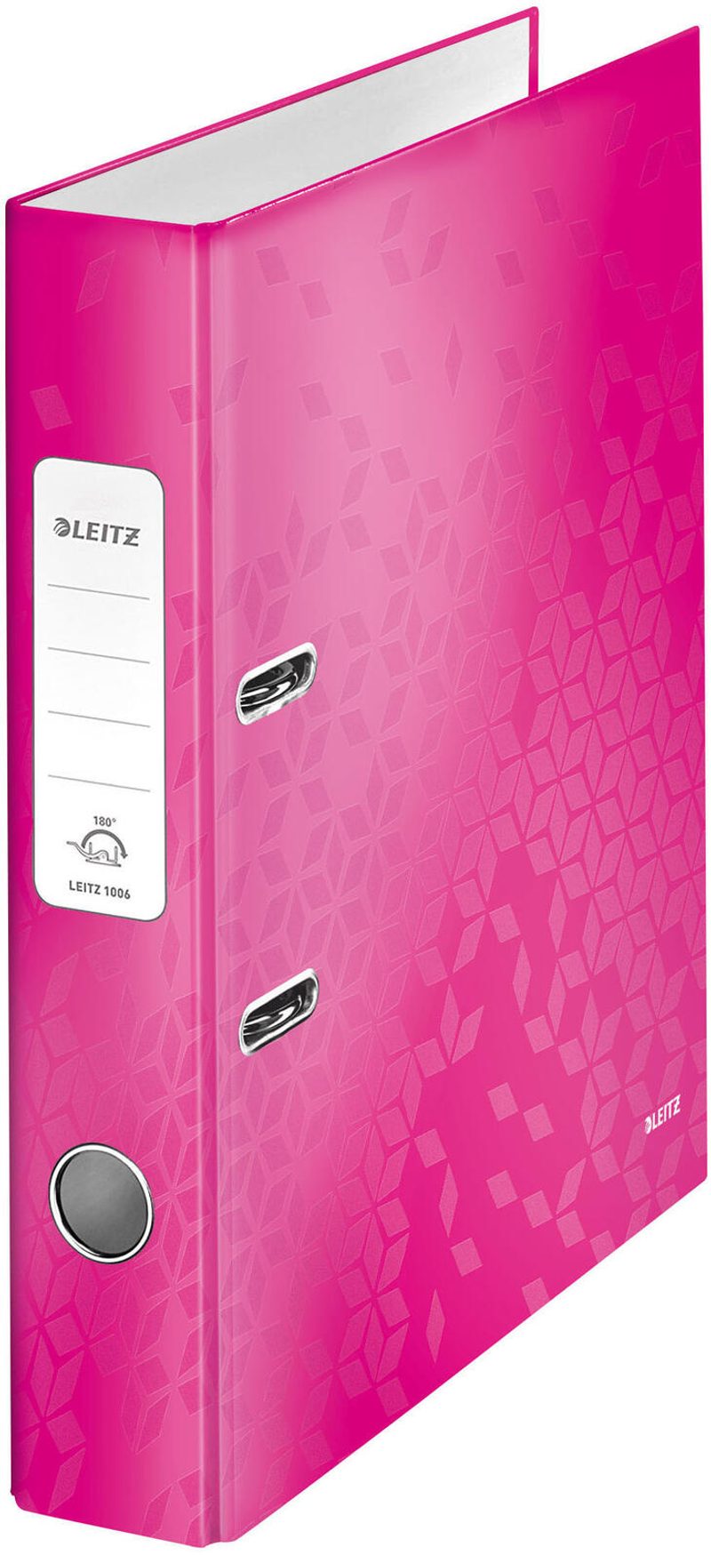 Classeur LEITZ Qualitäts-Ordner 180° WOW DIN A4, 5 cm rose