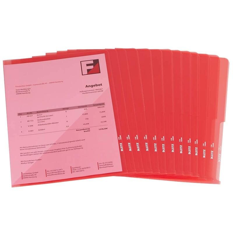 LEITZ Pochettes transparentes DIN A4 lisses 0,15 mm 1 paquet = 100 unités — lot de 100 pièces