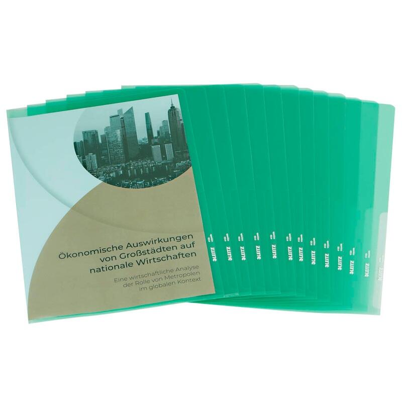Poches transparentes LEITZ format A4 lisse 0,15 mm 1 boîte = 100 pièces — lot de 100 pièces