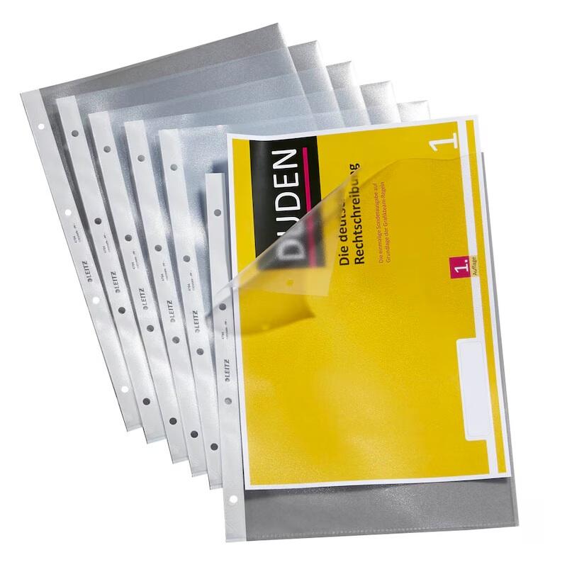 Poches transparentes LEITZ format A4 0,13 mm 1 boîte = 100 pièces — lot de 100 pièces