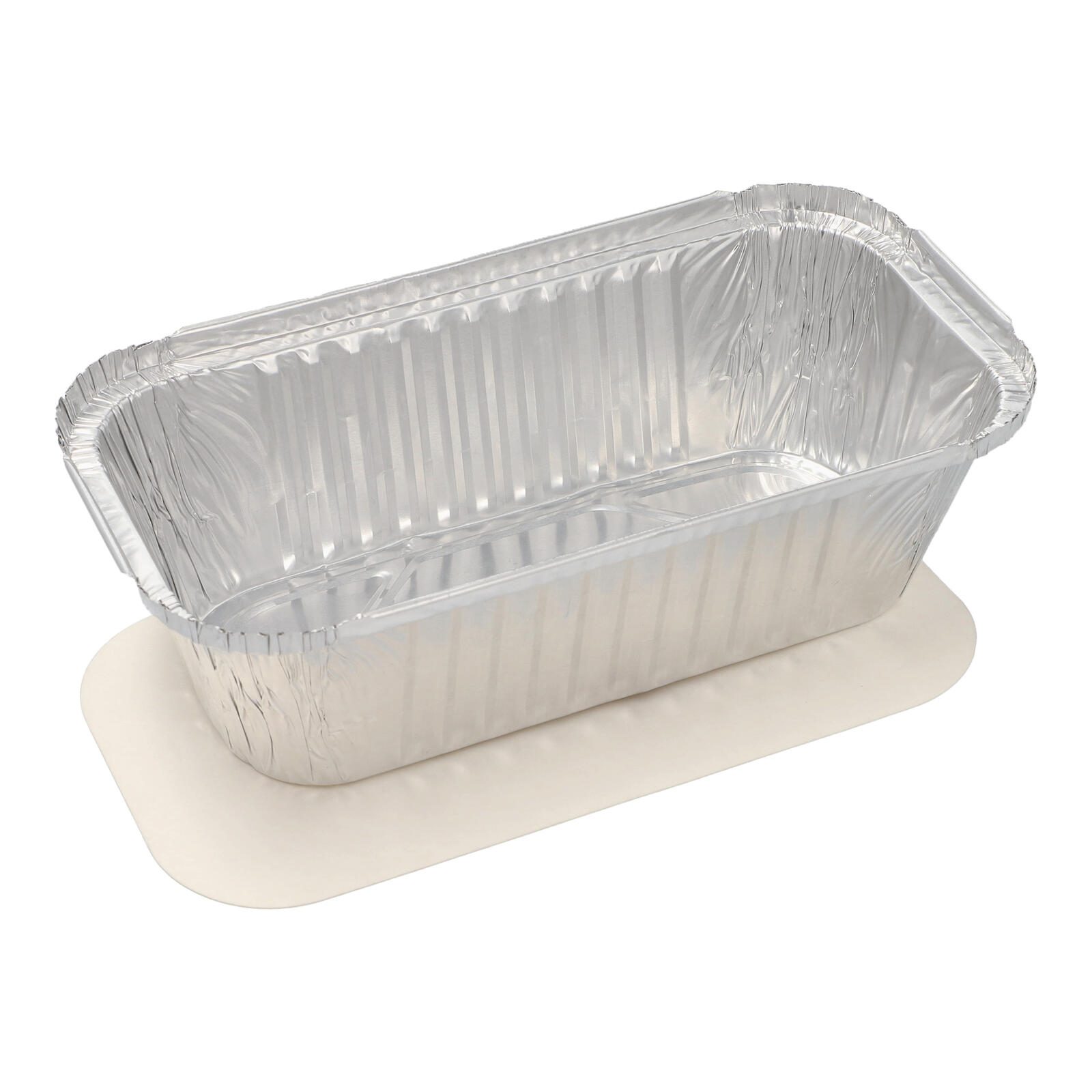 STARPAK Barquettes en aluminium avec couvercle 1500 ml argenté 1 boîte = 25 pièces — lot de 25 pièces
