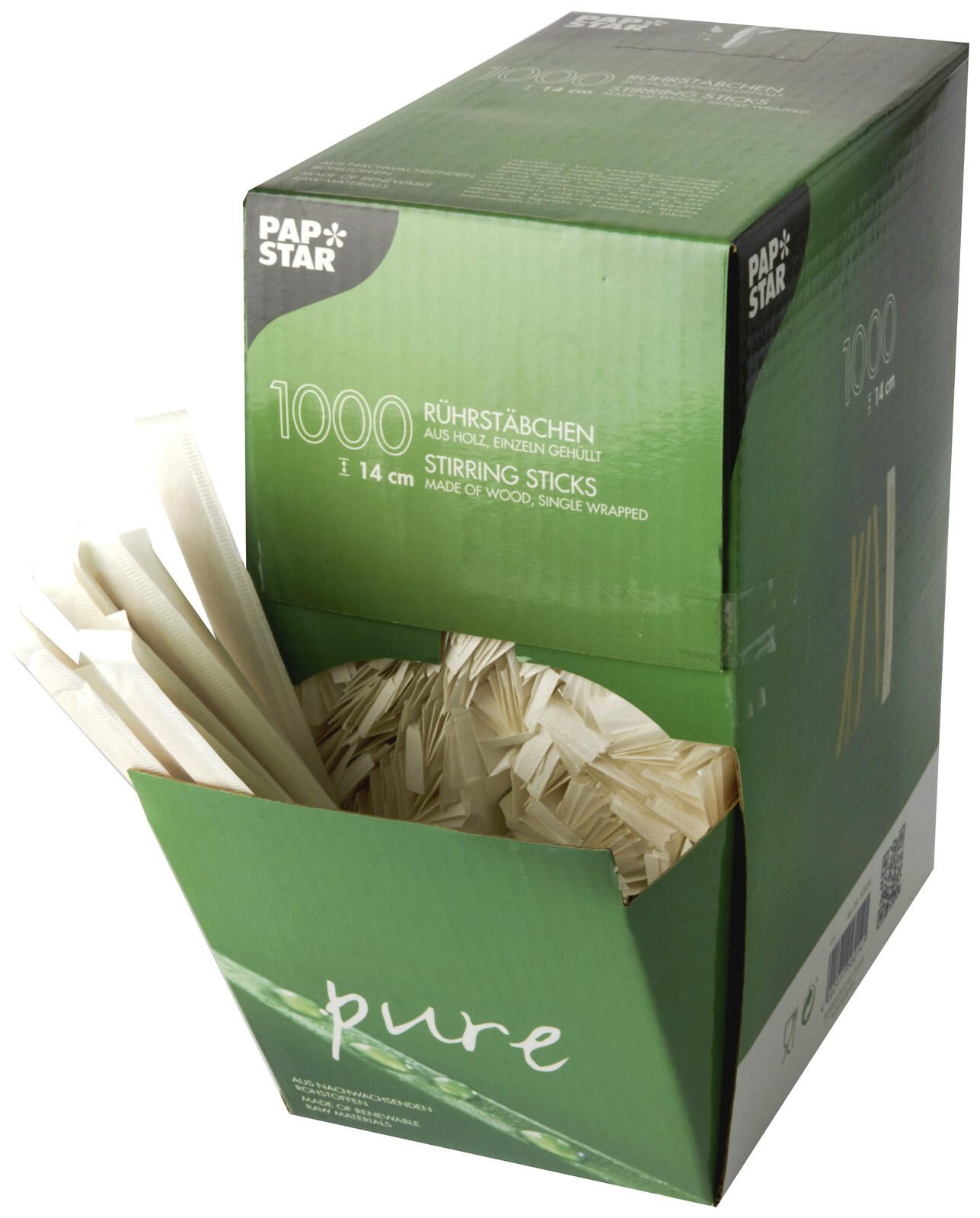 Papstar 87858 cuillères en bois jetables - 1 000 pièces