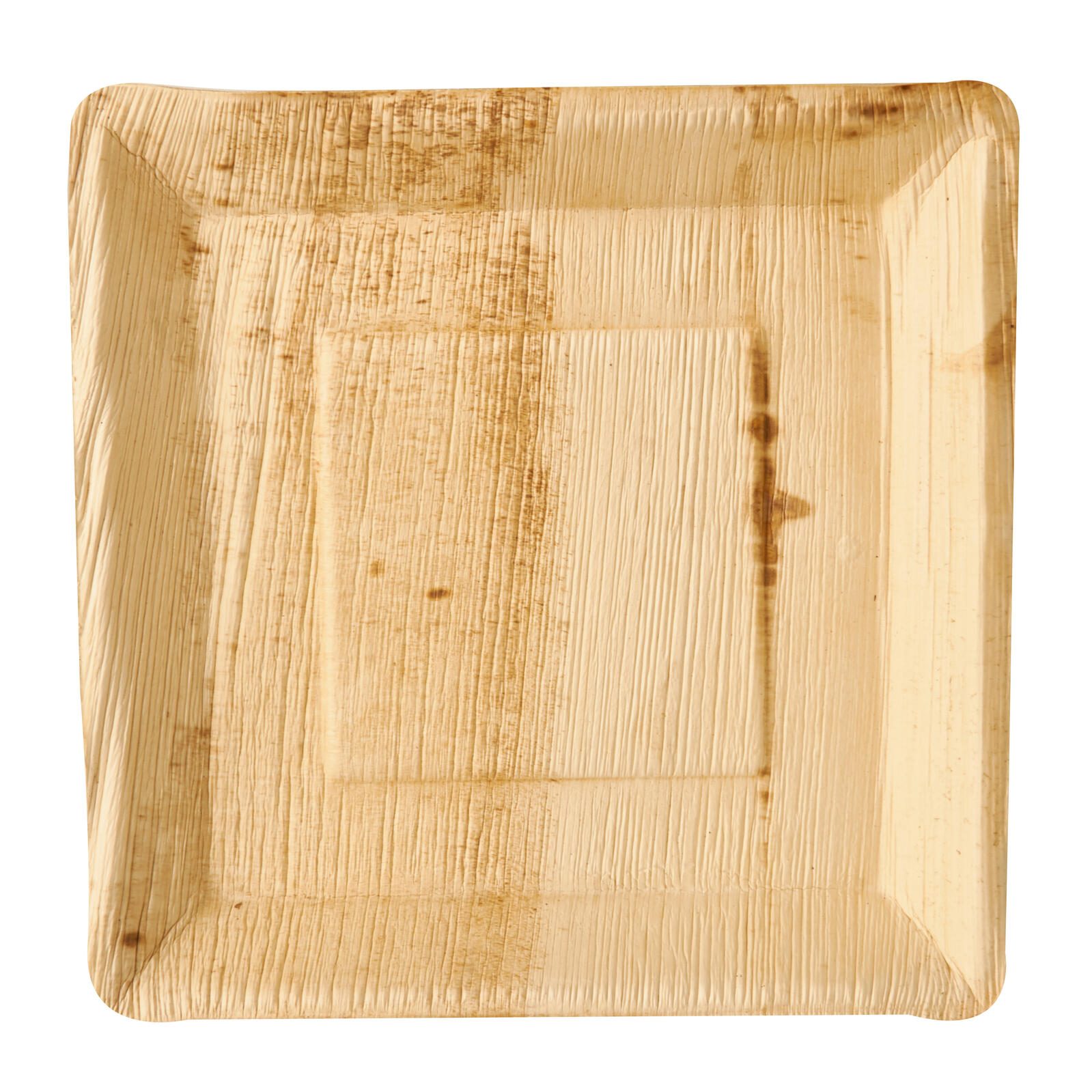 Assiettes en feuilles de palmier PAPSTAR nature 1 boîte = 25 pièces — lot de 25 pièces
