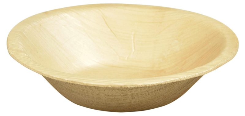 PAPSTAR pure Assiettes en feuilles de palmier 13 cm 200,0 ml brun 1 boîte = 25 pièces — lot de 25 pièces