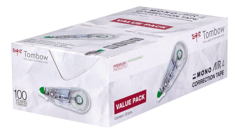 Rouleau correcteur MONO air Tombow 4,2 mm + OFFERT 5 pièces. 1 pack action = 15 pièces. — lot de 15 pièces