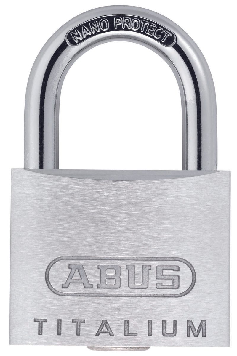 Cadenas ABUS Quads 64TI/40, argent 1 boîte = 4 pièces — lot de 4 pièces
