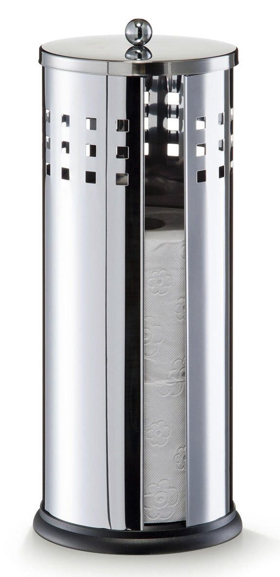 Support de papier toilette Zeller argent