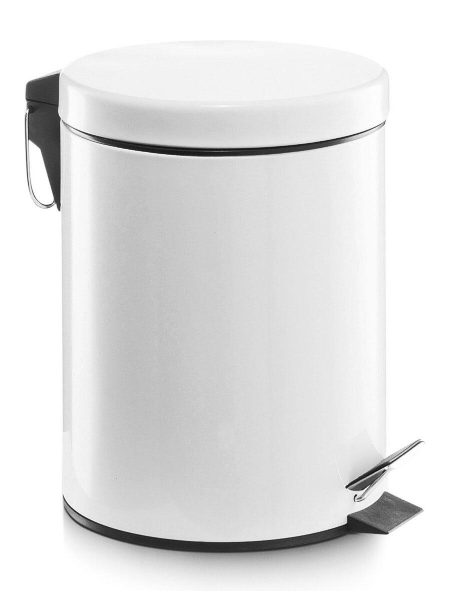 Poubelle de toilette Zeller 5,0 l blanc