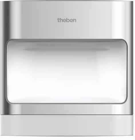Luminaire LED Theben theLeda D S AL avec détecteur de mouvement 8,5 W, aluminium, Spot, 3000 K, blanc chaud