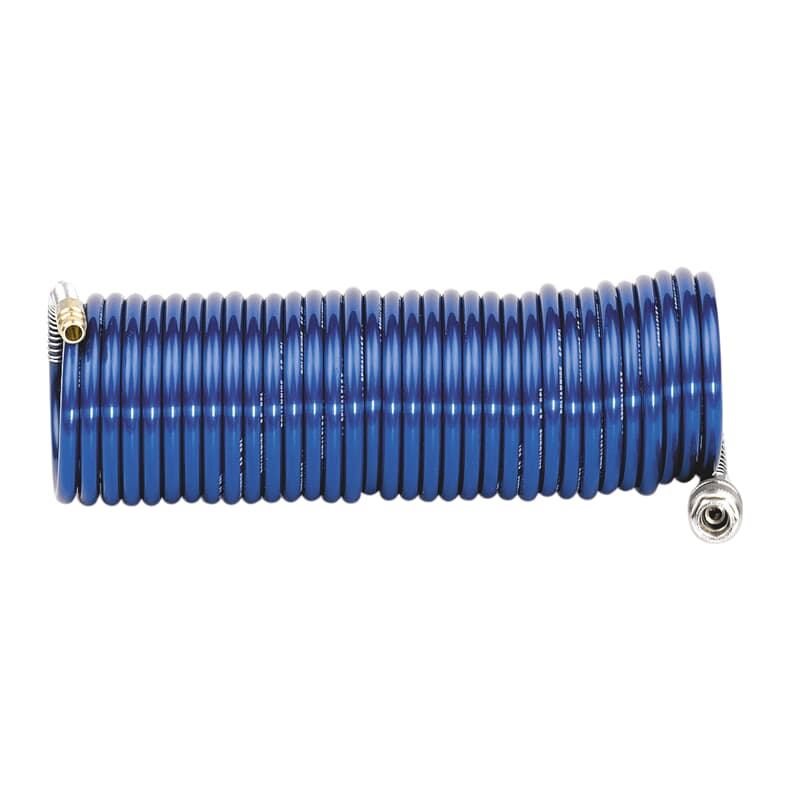 Tuyau spiralé universel Metabo 6 mm x 8 mm, longueur 5 m, avec raccord rapide et nipple