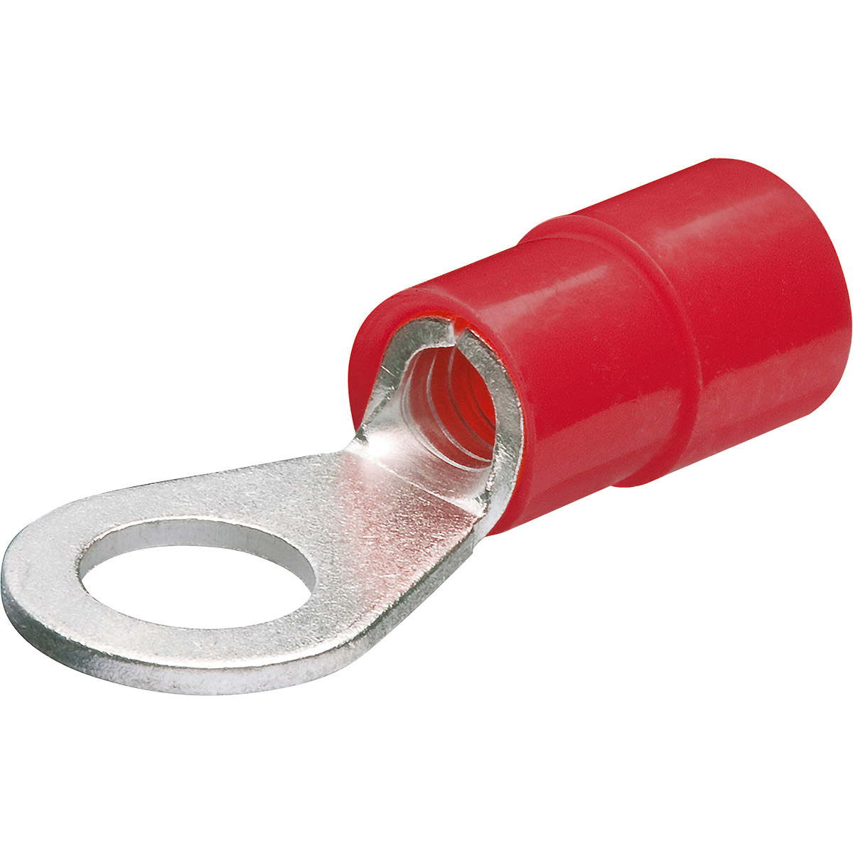 KNIPEX Cosses à sertir en anneau isolées, rouge, 200 pièces — lot de 200 pièces