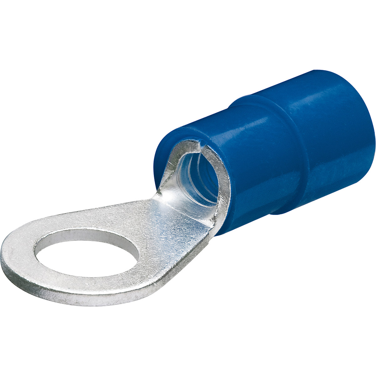 KNIPEX Cosses à anneau isolées, bleue, 100 pièces — lot de 100 pièces