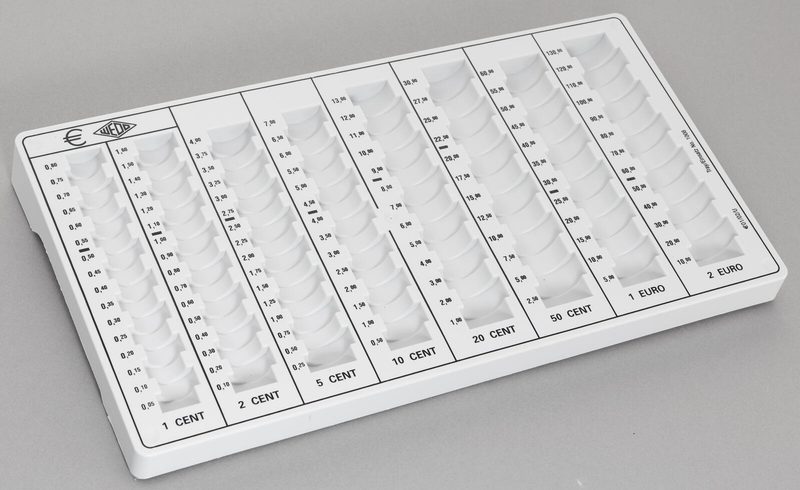 WEDO Tableau de comptage gris clair 32,8 x 17,8 x 3,1 cm