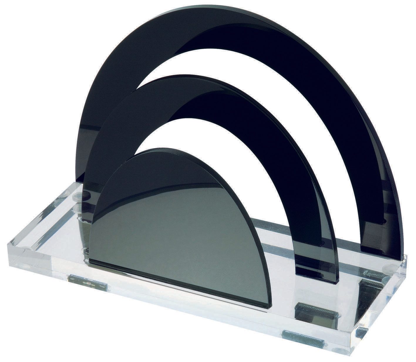 Support de courrier WEDO Acryl Exclusiv transparent/noir