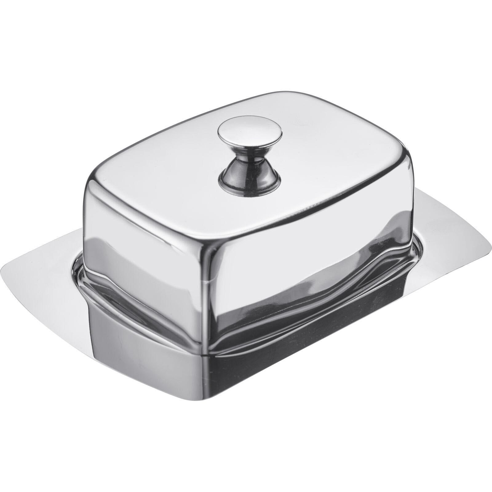 WESTMARK Boîte à beurre en acier inoxydable 7 cm de haut argent