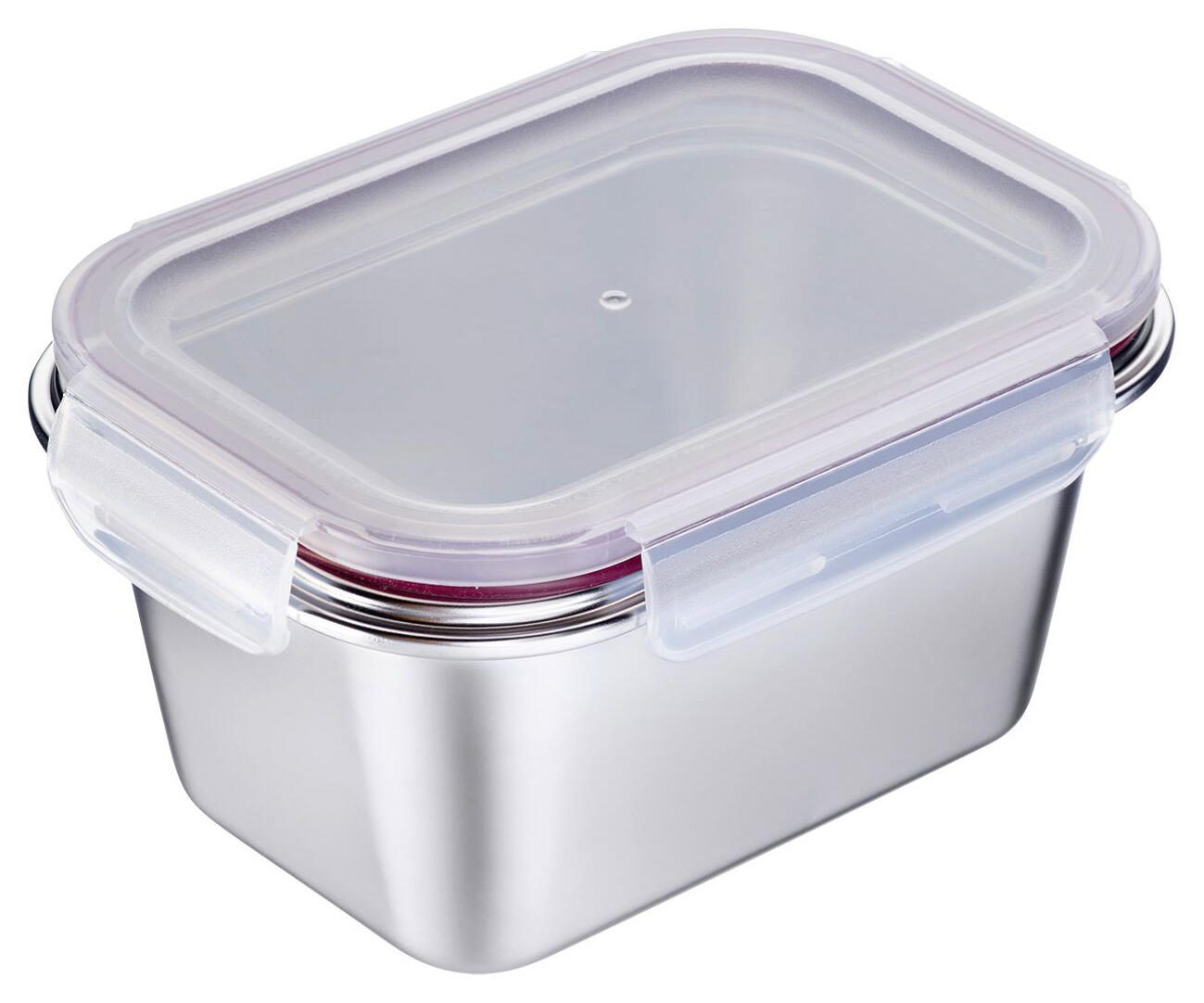 Boîte de conservation WESTMARK en acier inoxydable 9,0 cm de haut argent 1,0 l, 1 pièce