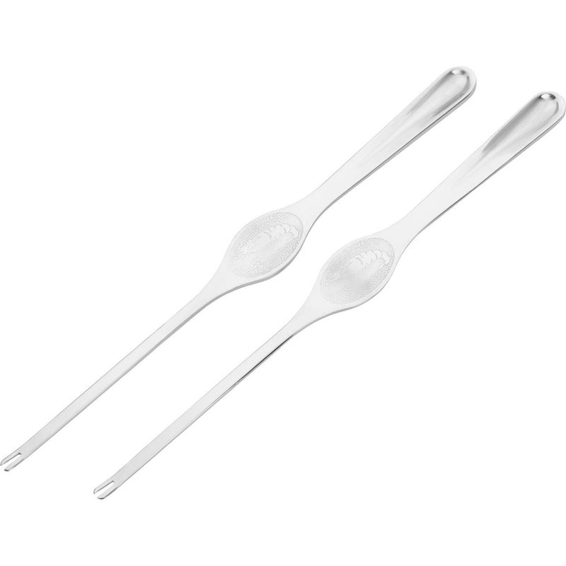 Fourchettes à homard WESTMARK argent acier inoxydable (1 pack = 2 pièces) — lot de 2 pièces