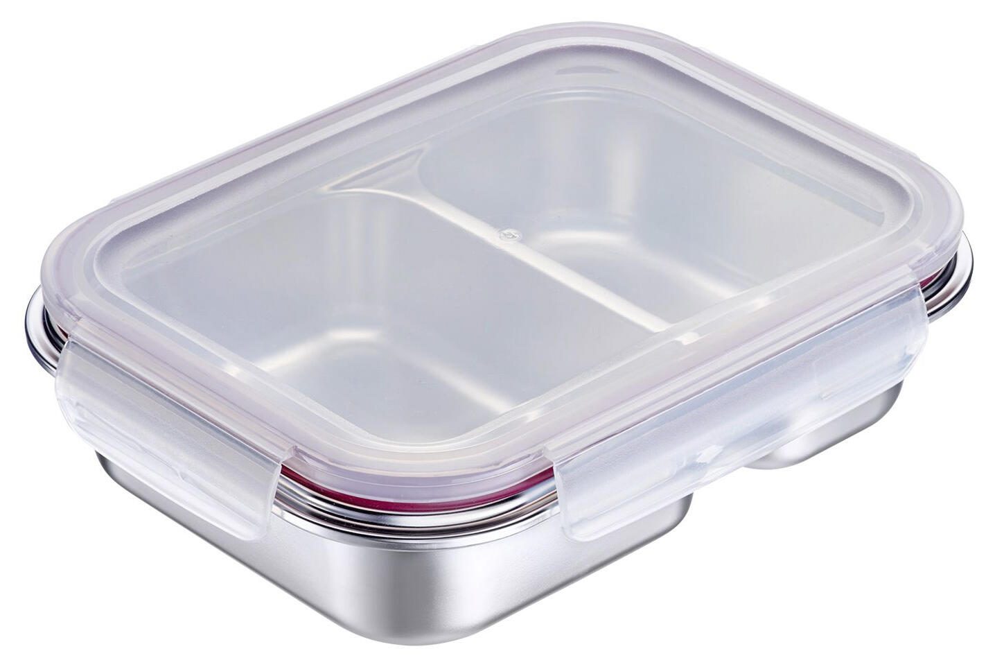 WESTMARK Boîte de conservation 5,8 cm de haut argent 450,0+280,0 ml, 1 pièce