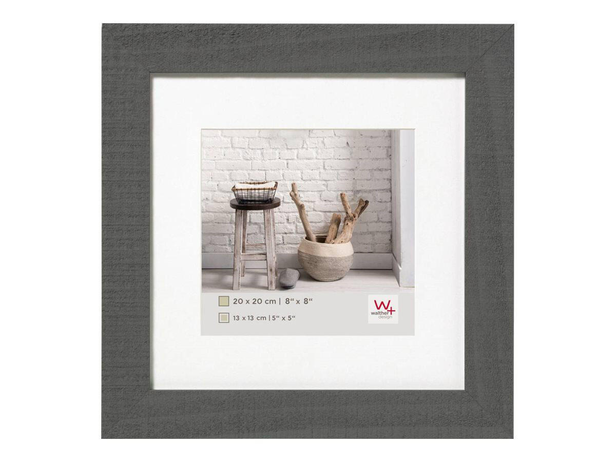 Cadre photo walther design Home 44,5 x 44,5 cm gris