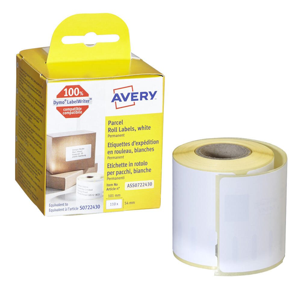 Avery Zweckform Étiquette ASS0722430 101x54mm 110 étiquettes/rouleau