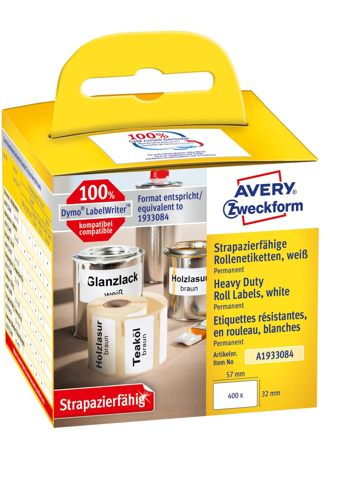 Étiquettes polyvalentes haute performance 1 pack = 400 étiquettes — lot de 400