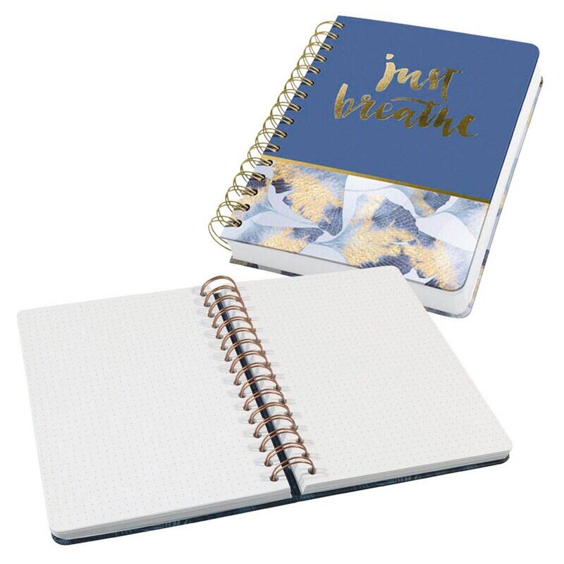Cahier SIGEL Jolie® format environ DIN A5 à points 240 pages - just breathe