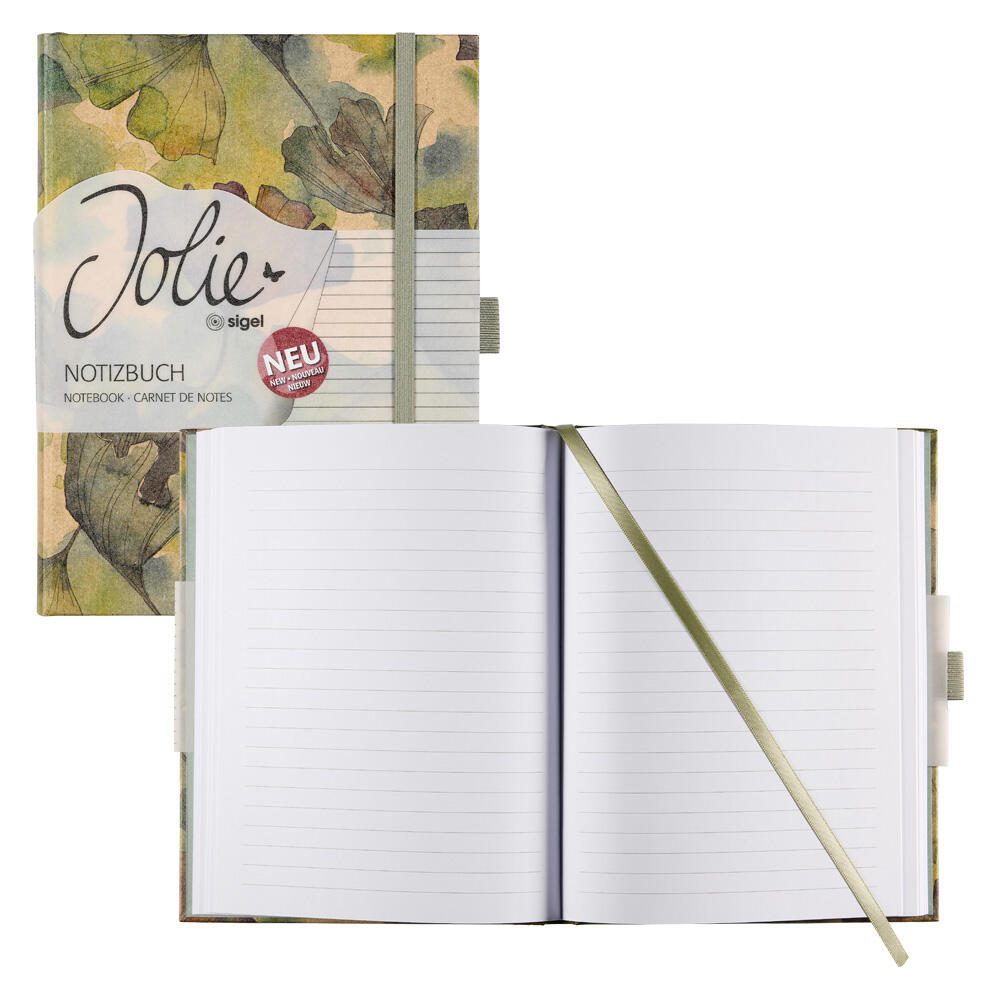 SIGEL Jolie® Carnet de notes A5 ligné, environ 192 pages