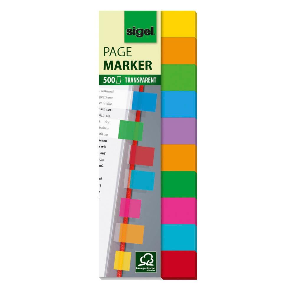 Sigel Haftmarker HN684 44x12,5 mm lot de 500 étiquettes/pack