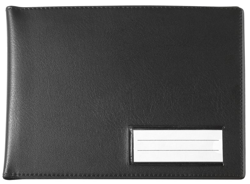 Couverture SIGEL pour registres de formulaires A6 noir