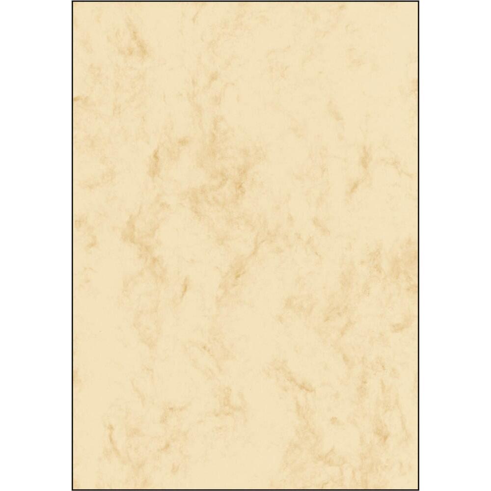 Papier à lettres Sigel Marmor beige DIN A4 200 g/m² - 50 feuilles