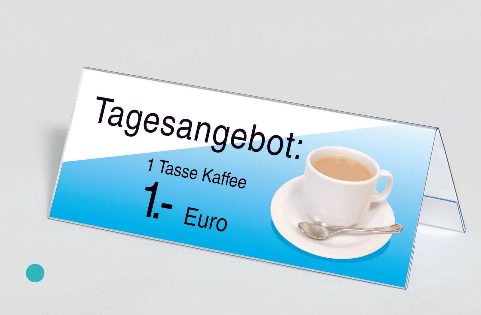 SIGEL Support de table en forme de toit 24,0 x 9,0 cm 1 boîte = 5 pcs. — lot de 5 pièces