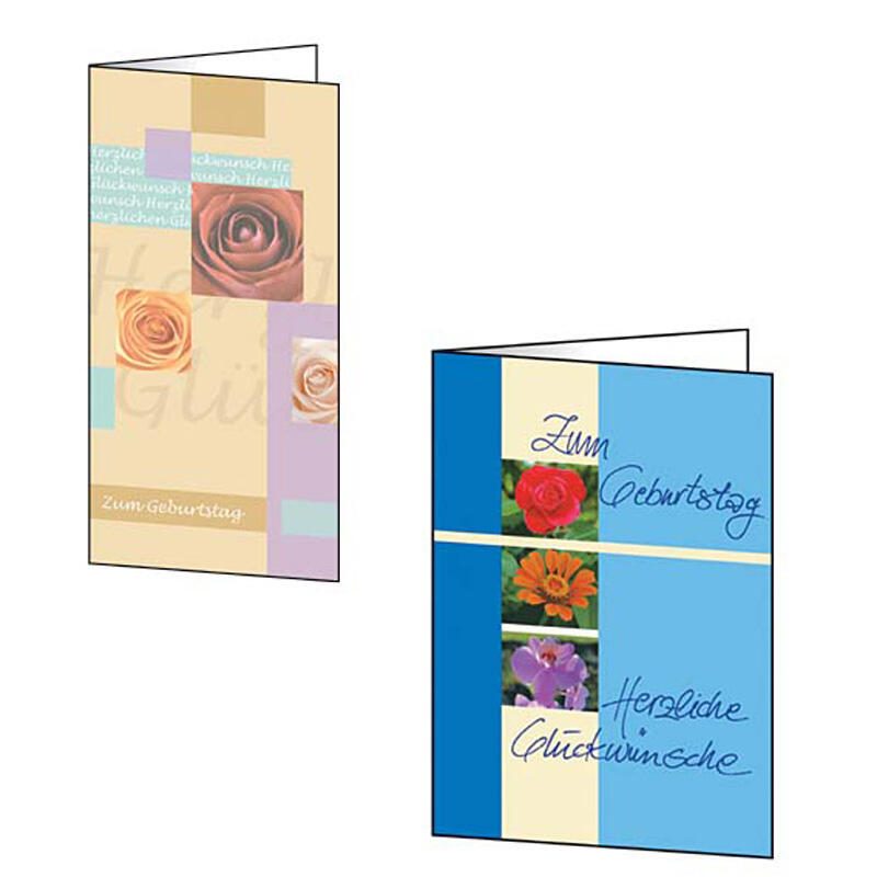 Carte pliable Trio DS610 SIGEL 10 unités/pack + enveloppe