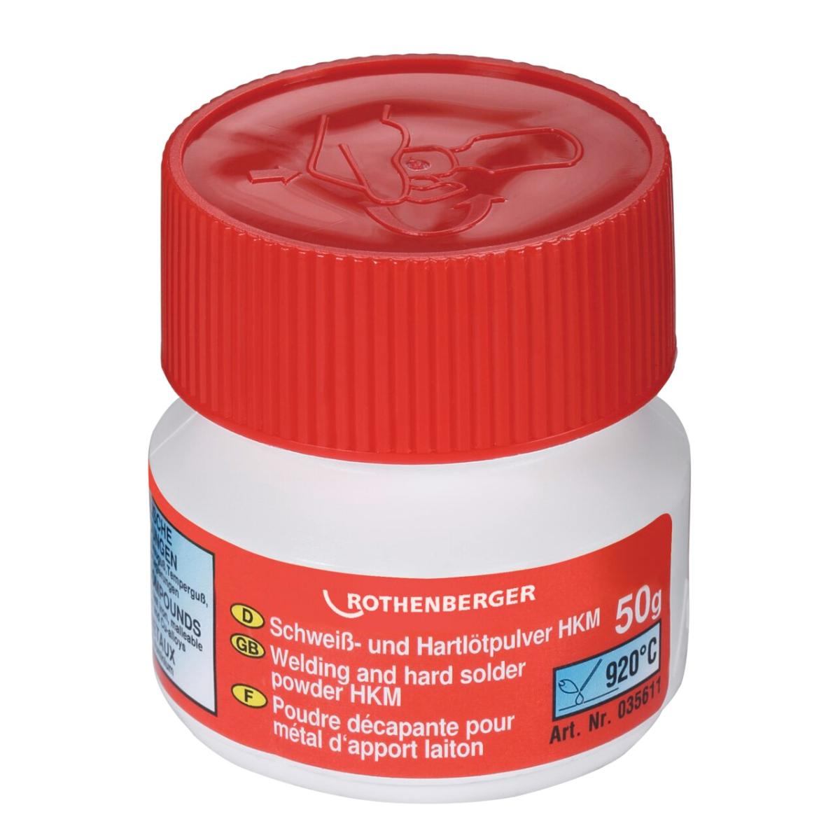 ROTHENBERGER Poudre de brasage fort HKM selon DIN 29454, 50 g