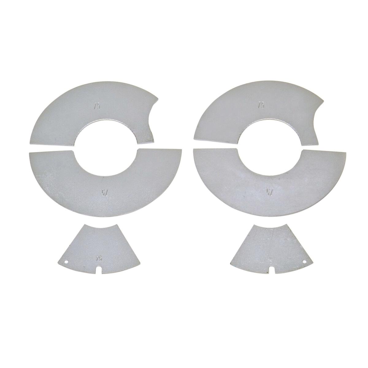 Jeu de mors de réduction ROWELD pour machine à souder P160 Saniline - 4 demi-coquilles en acier