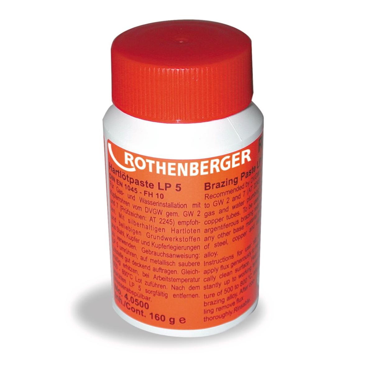 Pâte à souder forte ROTHENBERGER LP5 selon DIN 29454, 160 g
