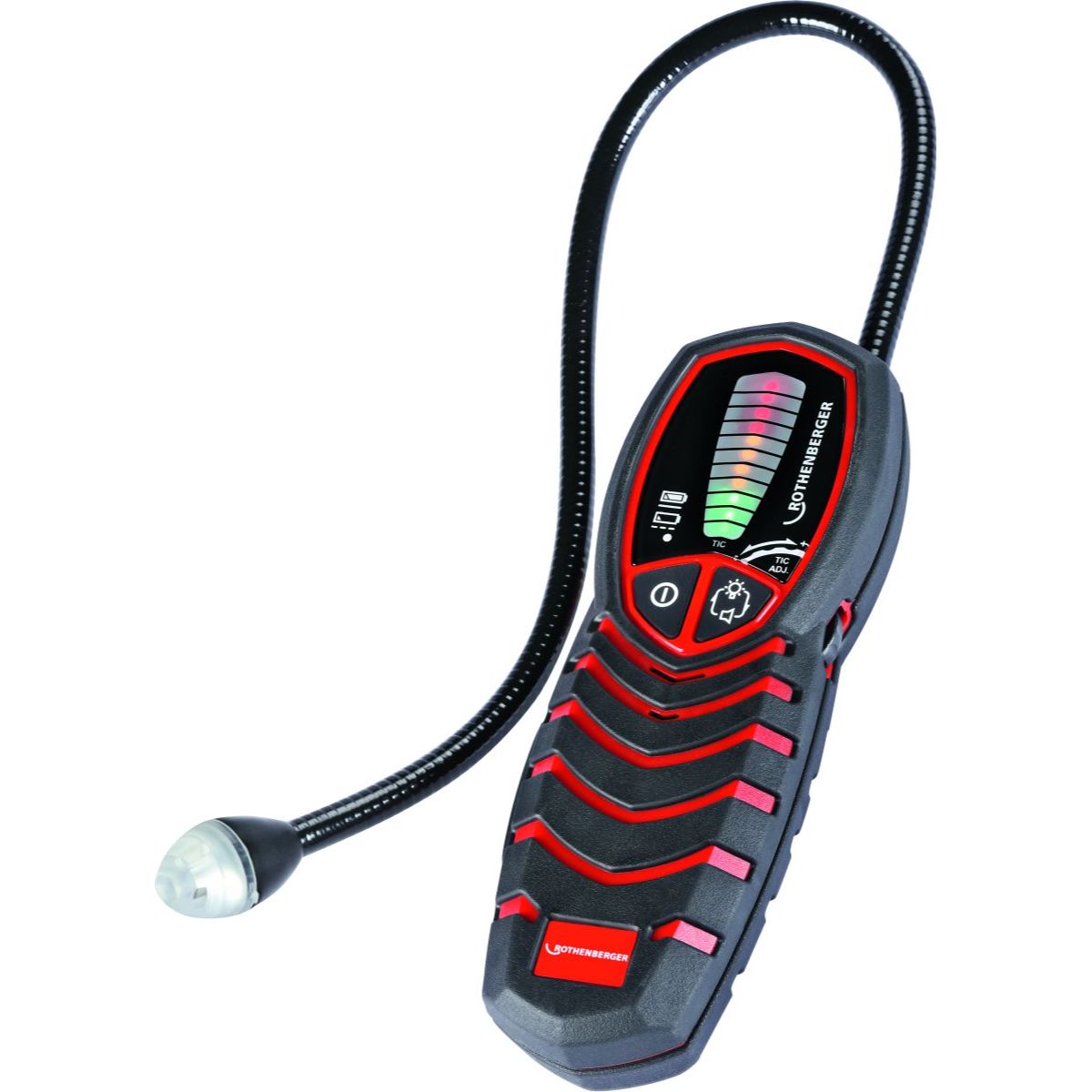 Détecteur de fuites de gaz ROTEST Electronic 4 de Rothenberger, livré dans un coffret ROCASE 4212