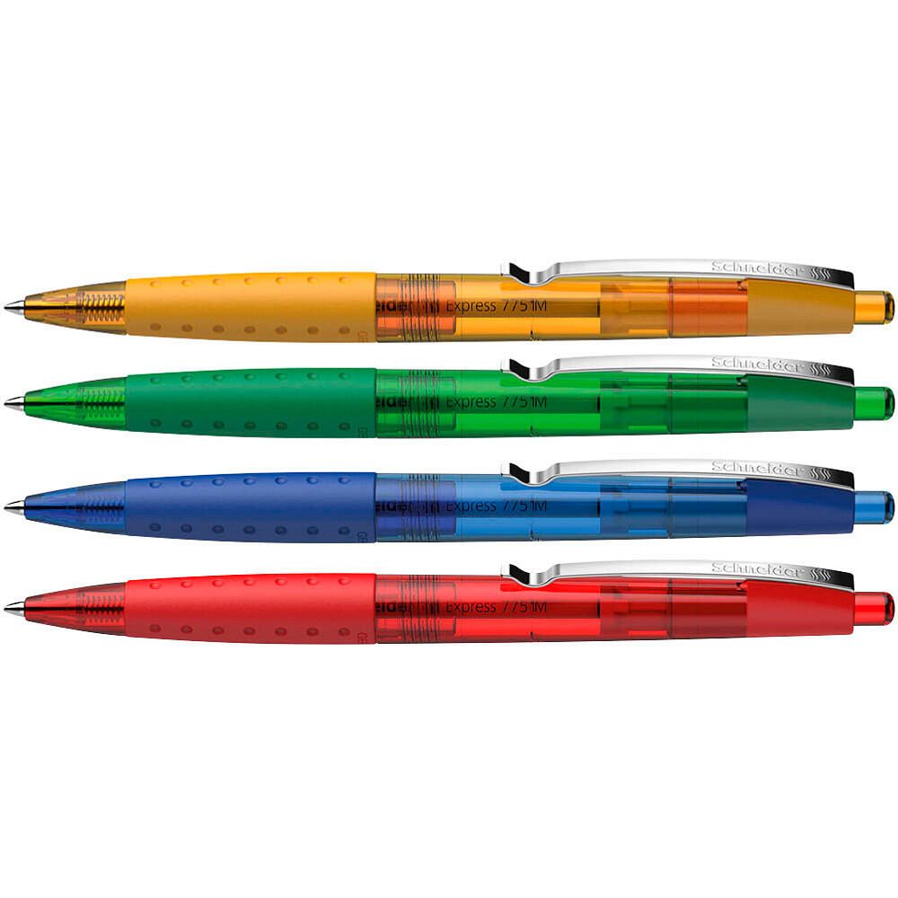 Stylos à bille LOOX Schneider - Assortiment de couleurs (bleu) - 20 pièces