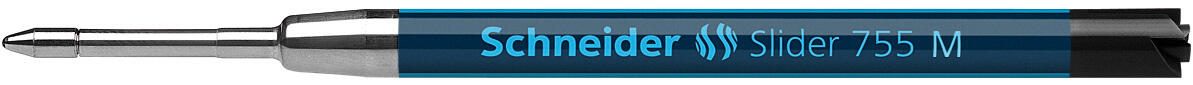 Mines pour stylo à bille Schneider Slider 755 0,5 mm noir 1 boîte = 10 pièces — lot de 10 pièces