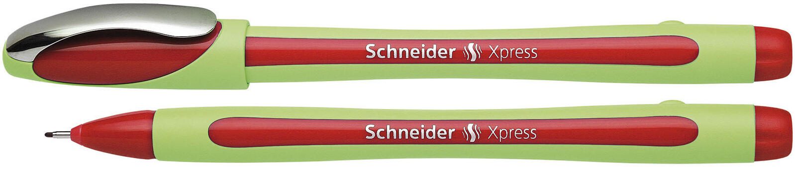 Schneider X-Press Fineliner 0,8 mm rouge — lot de 10 pièces