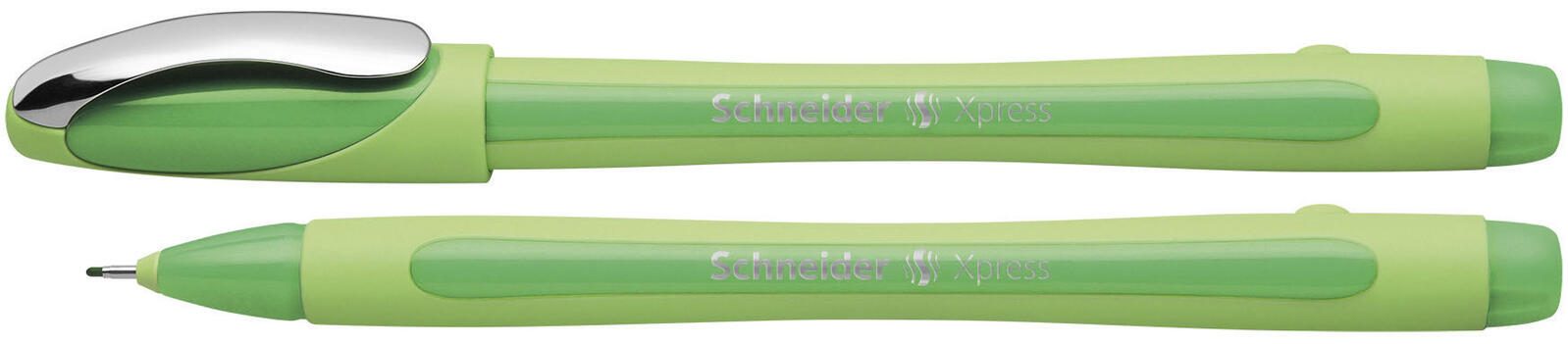 Schneider X-Press Fineliner 0,8 mm vert — lot de 10 pièces