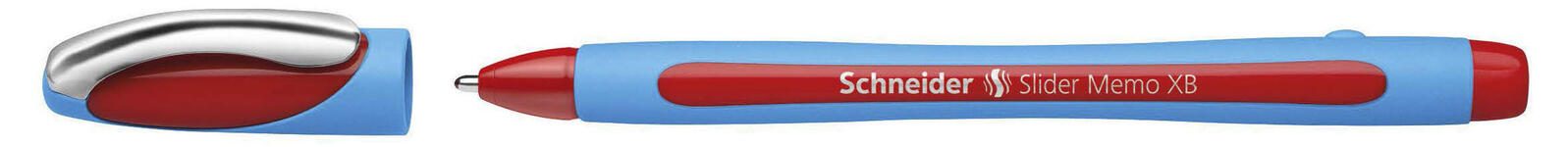 Schneider Slider Memo stylo à bille 0,7 mm rouge — lot de 10 pièces