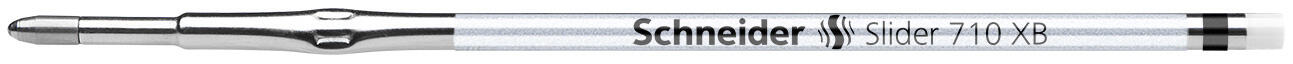 Schneider Cartouches de stylo à bille Slider 710 XB 0,7 mm Noir - 1 boîte = 10 pièces — lot de 10 pièces
