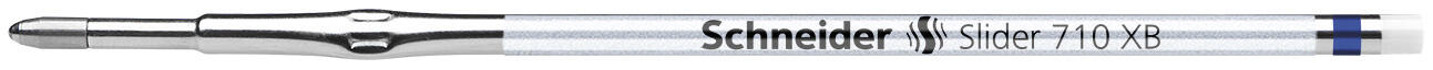 Schneider Cartouches de stylo à bille Slider 710 XB 0,7 mm Bleu - 1 boîte = 10 pièces — lot de 10 pièces