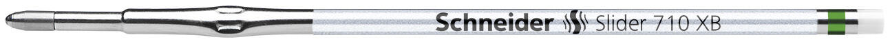 Mines pour stylo à bille Schneider Slider 710 XB 0,7 mm vert 1 boîte = 10 pièces — lot de 10 pièces