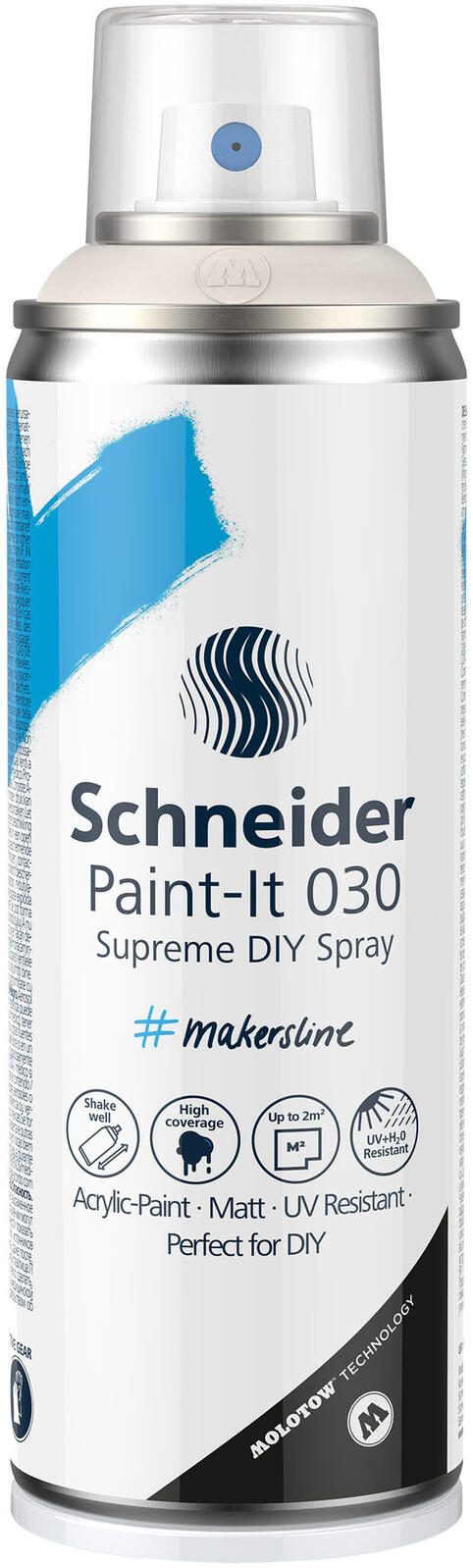 Schneider Supreme Paint-It 030 Spray acrylique gris