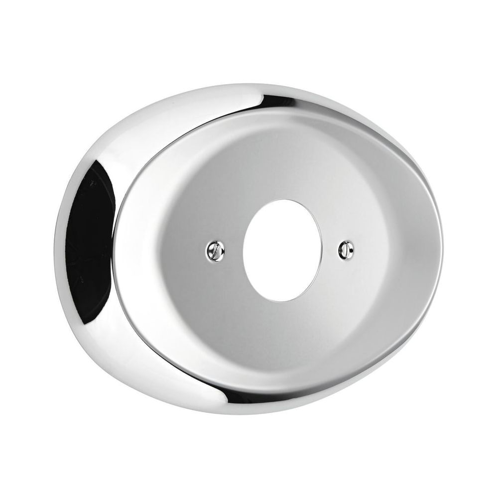 Rosace ovale Grohe pour Grohmix avec régulation de débit, longueur 230 mm, Chrom, 08365000