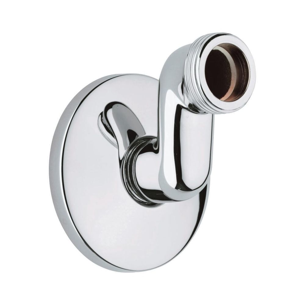 Grohe Raccord en S avec rosace à visser, 1/2" x 3/4", réglable sur 30 mm, chromé, 12005000